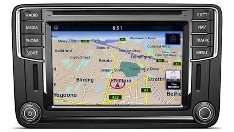 Volkswagen Discover Media navigation system 